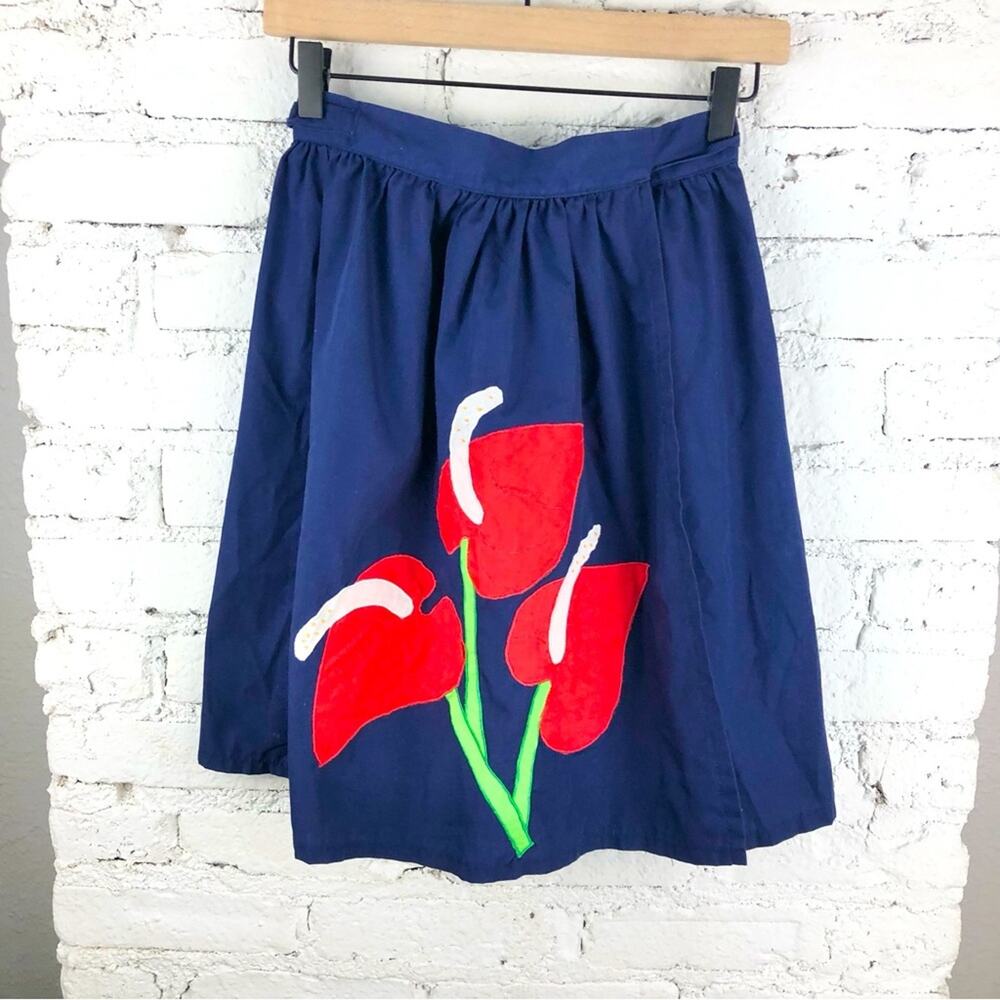 Vintage Houseplant Wrap Skirt